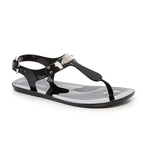 black michael kors shoes|michael kors jelly sandals black.